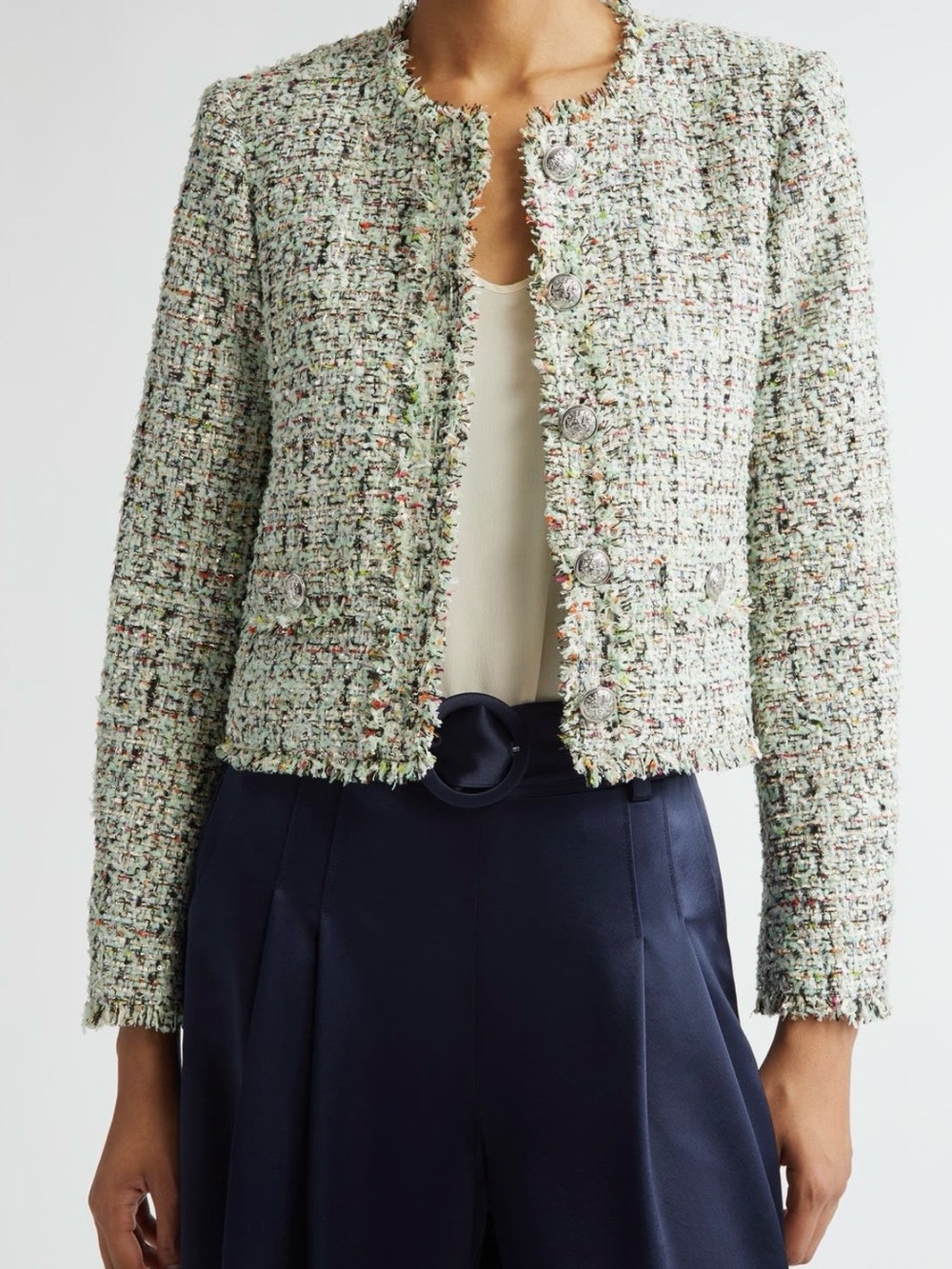 Cinq à Sept
Anya Christie Metallic
Tweed Jacket Size - 2
